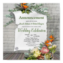 Protea - Anúncio da Flor de Estrelitzia