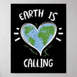 Poster Proteção Ambiental_ A Terra Está Chamando - Terra