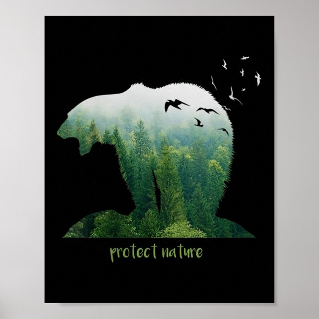 Poster Proteção ambiental das mulheres (Frente)