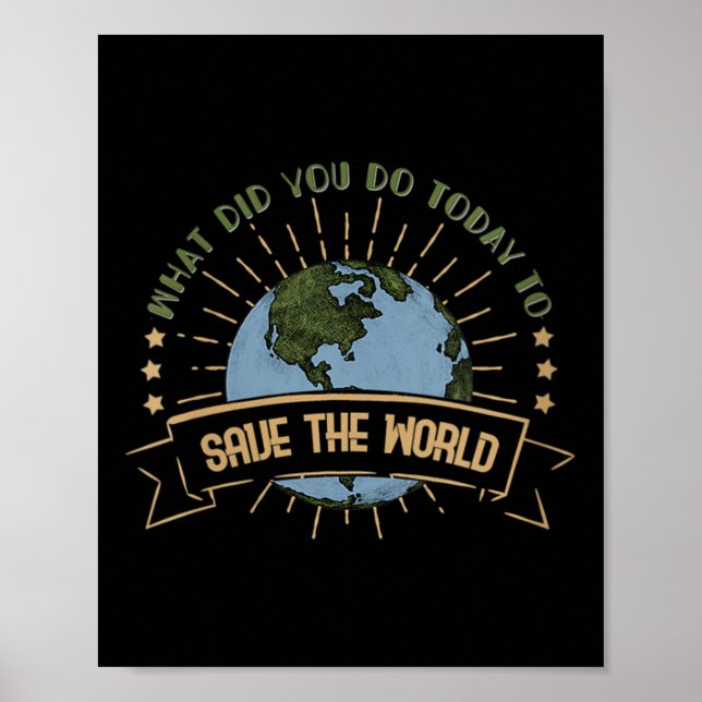 Poster Proteção Ambiental das Mulheres - Alterações Climá (Frente)
