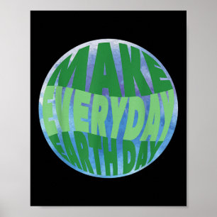 Poster Proteção Ambiental diária contra o Dia Útil da Ter