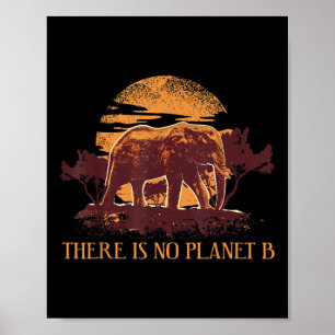 Poster Proteção Ambiental do Elefante Proteção da Naturez