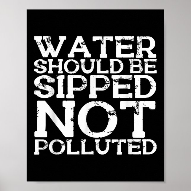 Poster Proteção ambiental para a conservação da água no m (Frente)