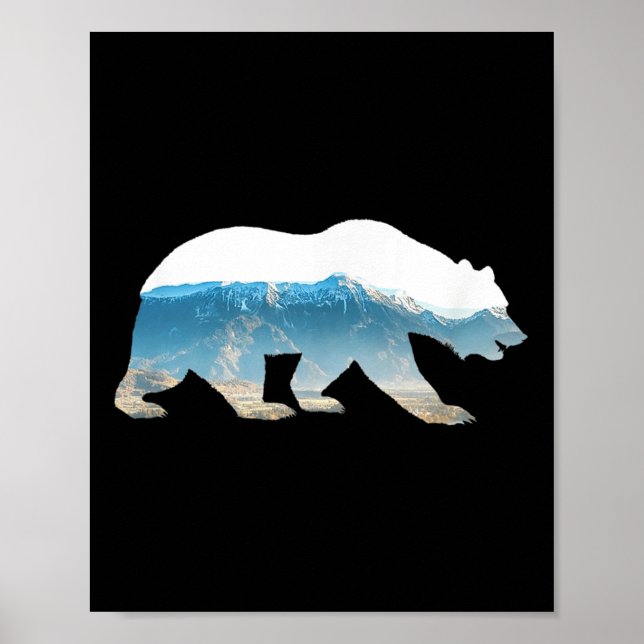 Poster Proteção Ambiental - Urso de Proteção Climática (Frente)