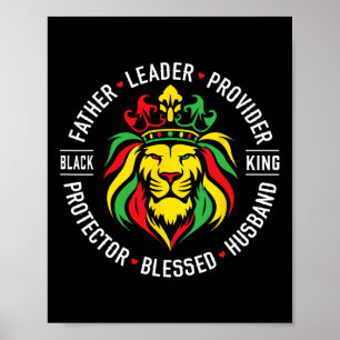 Poster Proteção do Dia de os pais Rei Juntetizado