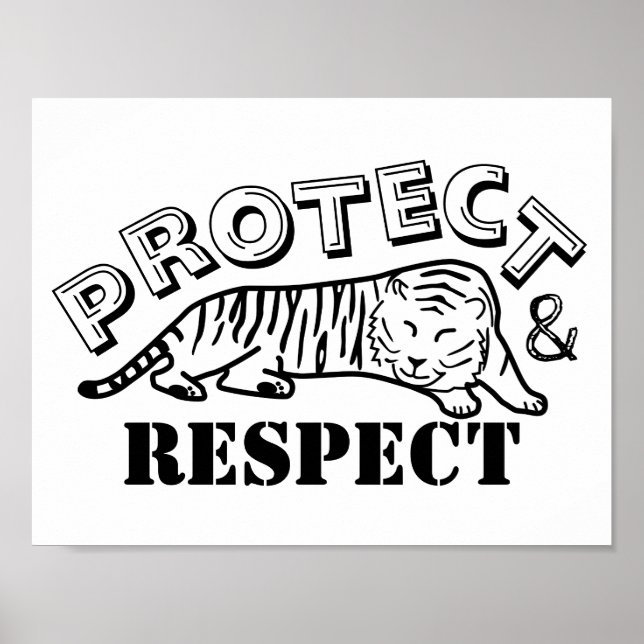Pôster Protect and Respect (Frente)