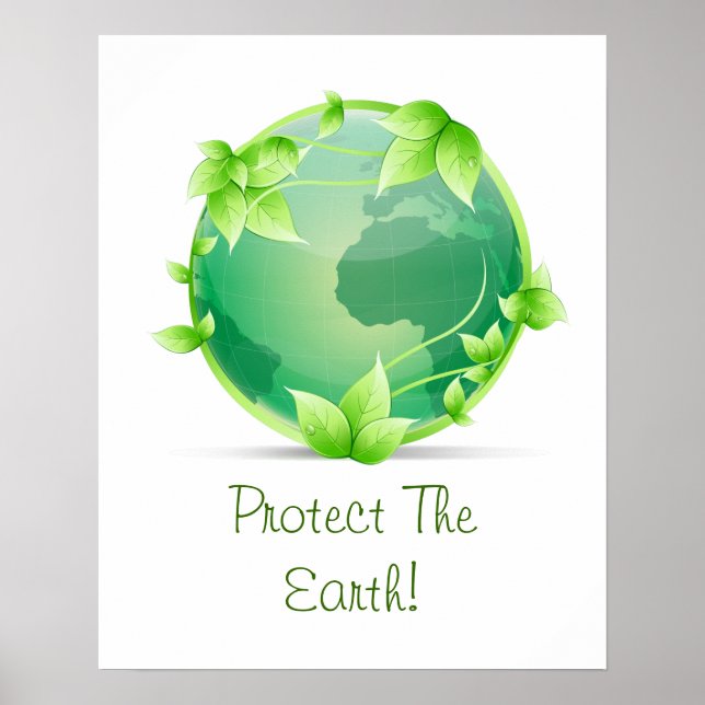 Pôster Proteger a Terra (Frente)