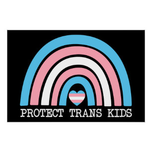 Pôster Proteger Crianças Trans