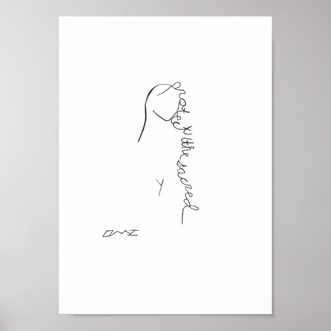 Poster Proteger O Sagrado (Frente)