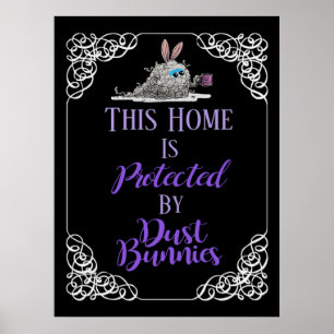 Poster Protegido por coelhos de poeira