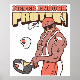 Poster Proteína nunca suficiente