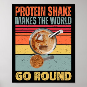 Poster Proteína Torna O Mundo Engraçado Giro F