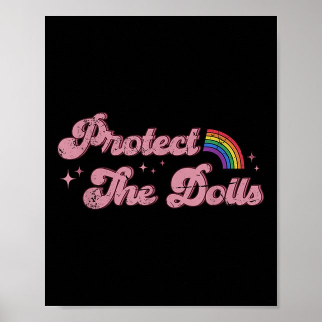 Poster Proteja As Bonecas, Igualdade De Gênero, Direitos  (Frente)