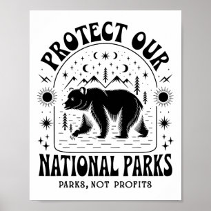 Poster Proteja Nossos Parques Nacionais Desfinancie Doge