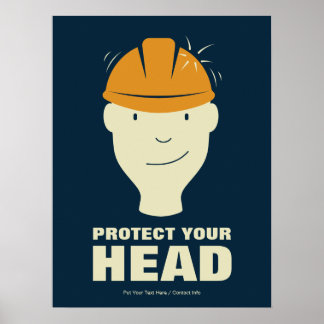 Poster Proteja o seu monitor de segurança de local de tra
