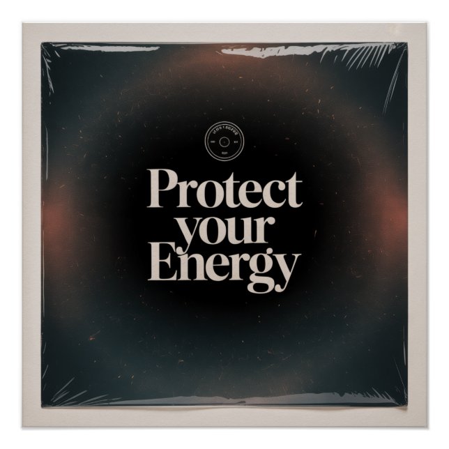 Pôster Proteja Sua Energia (Frente)