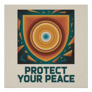 Pôster Proteja Sua Paz