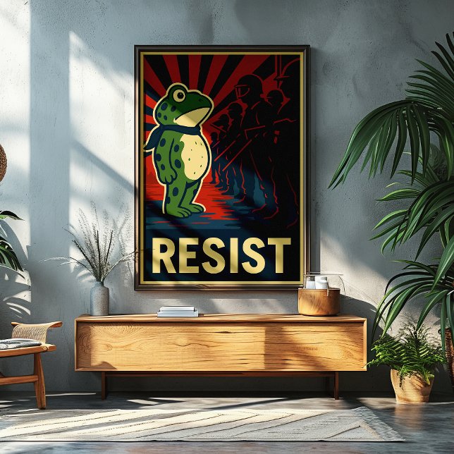 Poster Protesto do Sapo de Portland (Criador carregado)
