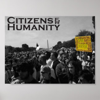 Pôster Protesto em Darfur