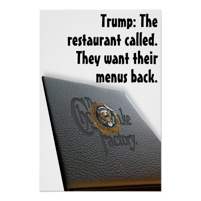 Pôster Protesto por Ordem Executiva (Frente)