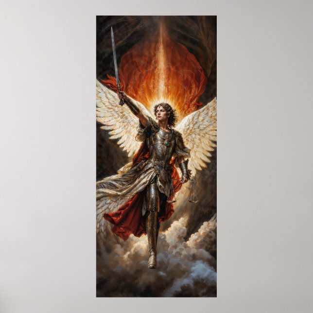 Poster Protetor Divino Arcanjo Miguel (Frente)