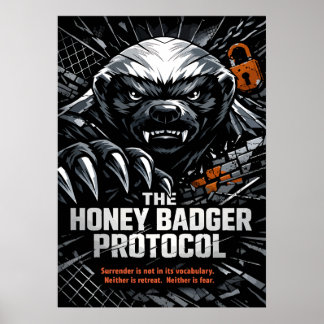 Poster Protocolo Honey Badger