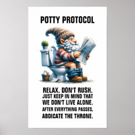 Poster PROTOCOLO POTTY sem quadro