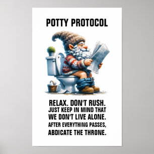 Poster PROTOCOLO POTTY sem quadro