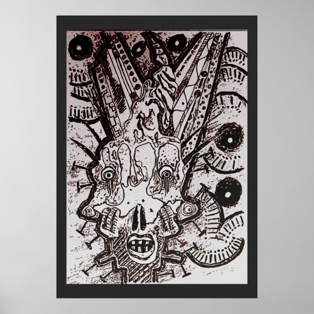 Pôster Protótipo Gritar (Frente)