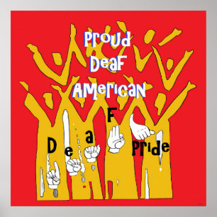 Poster Proud Deaf American