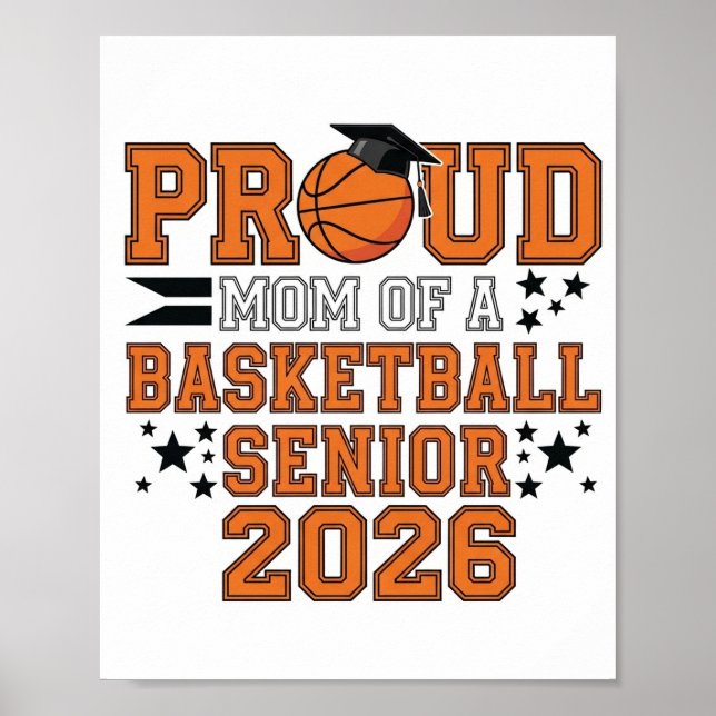 Poster Proud Grandma of a 2026 Football Senior Class (Frente)
