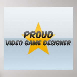 Poster Proud Video Game Designer