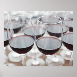 Poster provando de vinho Bodega Marques de Riscal