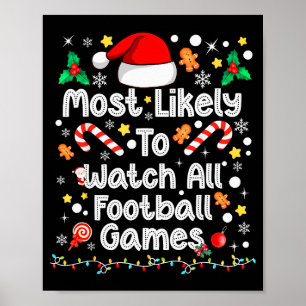 Poster Provavelmente Assistir a Todos os Jogos de Futebol
