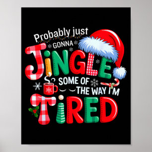 Poster Provavelmente Vai Só Tilintar Um Pouco No Natal