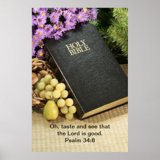 Pôster Prove e veja que o Senhor é bom