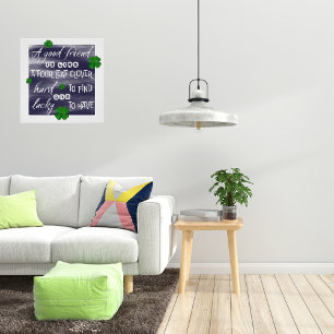 Pôster Proverbe sur l’amitié-Friendship proverb