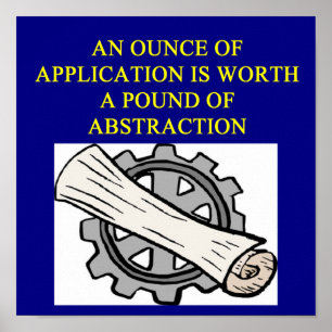 Pôster Provérbio DE ENGENHARIA