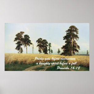 Pôster provérbios 16:18