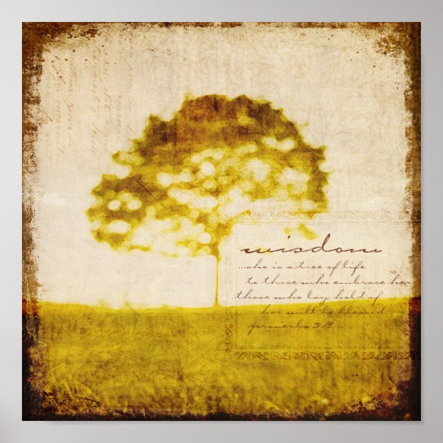 Pôster Provérbios 3:18 (Frente)