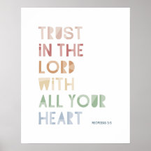 Provérbios 3:5 Confiam no Senhor com todo o seu co