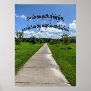 Poster Provérbios 4:26