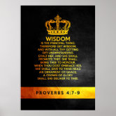 Provérbios 4:7-9 - Bíblia