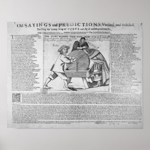 Poster Provérbios e previsões velhos