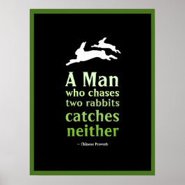 Poster Proverbo Chinês