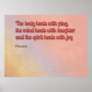 Poster Proverbo de cura