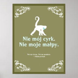 Poster Proverbo Polonês