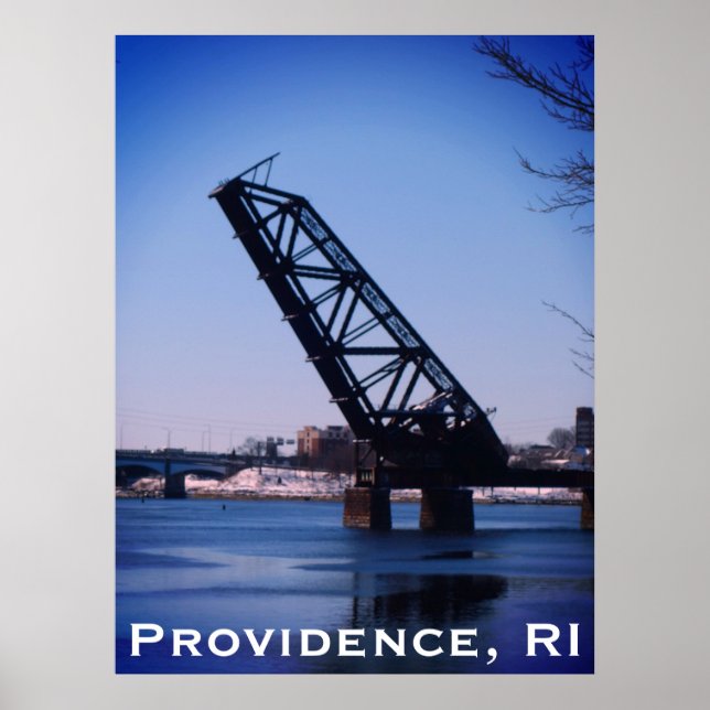 Poster Providence, RI 'Stuck-Up Bridge' (Frente)