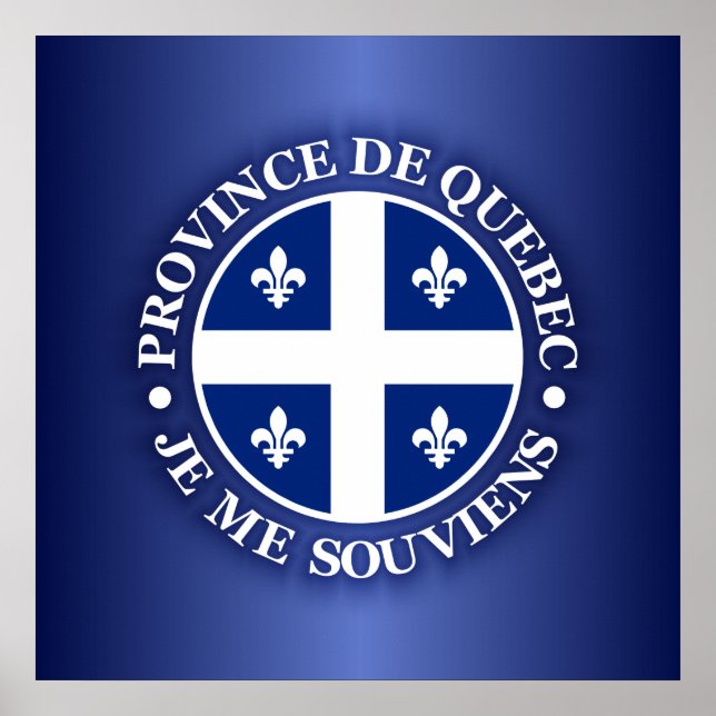 Poster Província de Quebec (Frente)