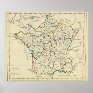 Poster Províncias de France